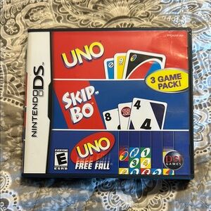 Nintendo DS UNO Skip-Bo Free Fall Game Collection